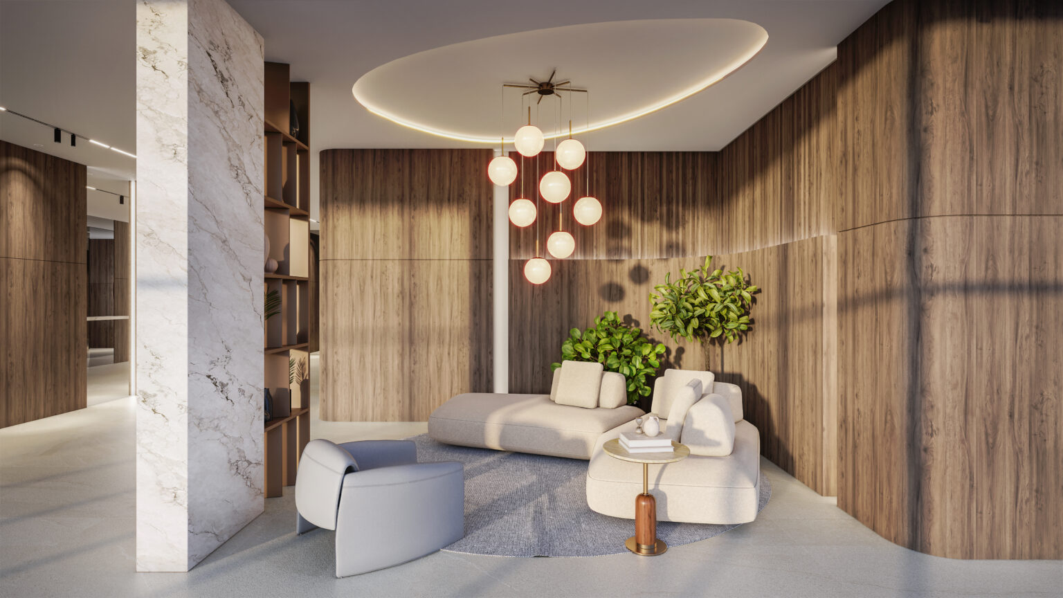 Aura Residence — hall de entrada